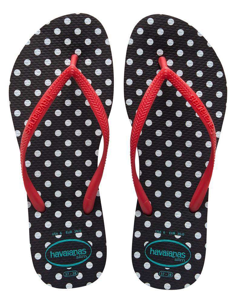 Slim Fresh Sandals in Black by Havaianas - Country Club Prep