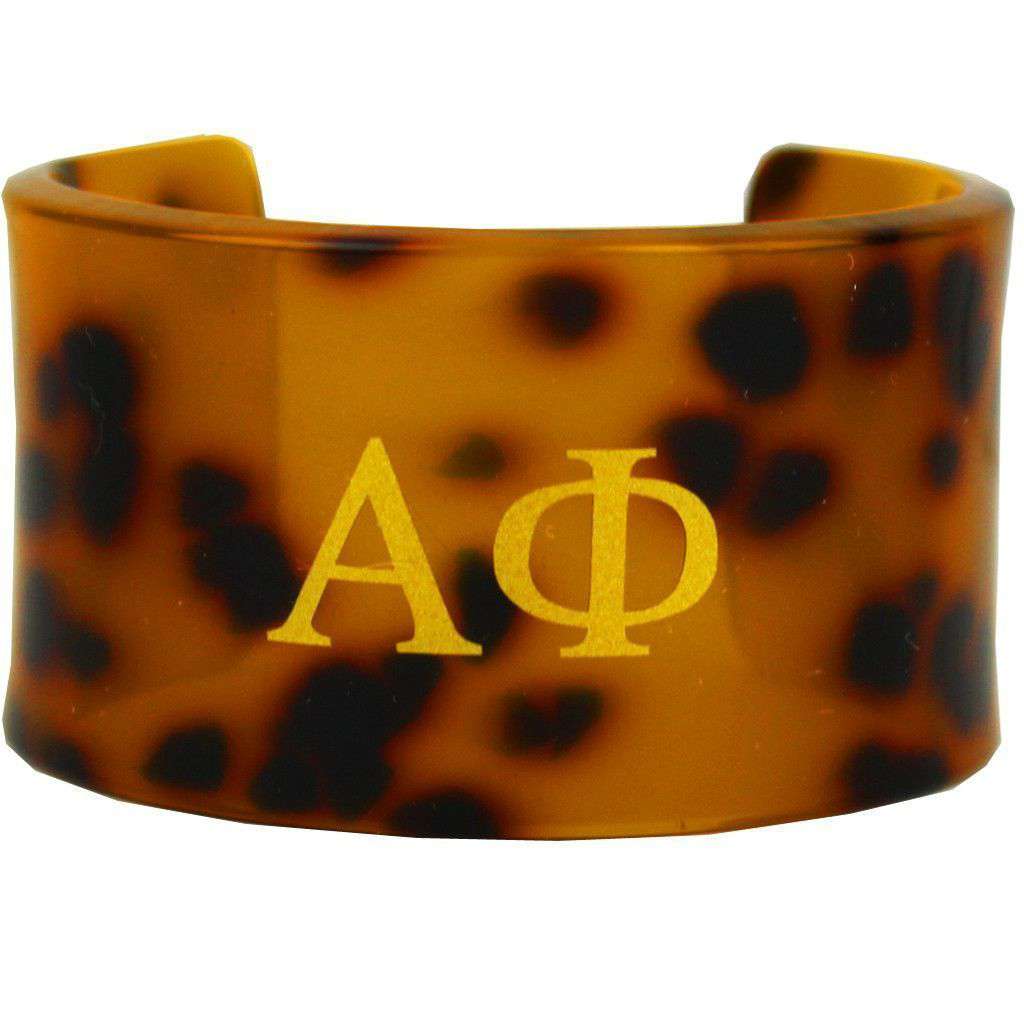 Alpha Phi Tortoise Cuff Bracelet by Fornash - Country Club Prep