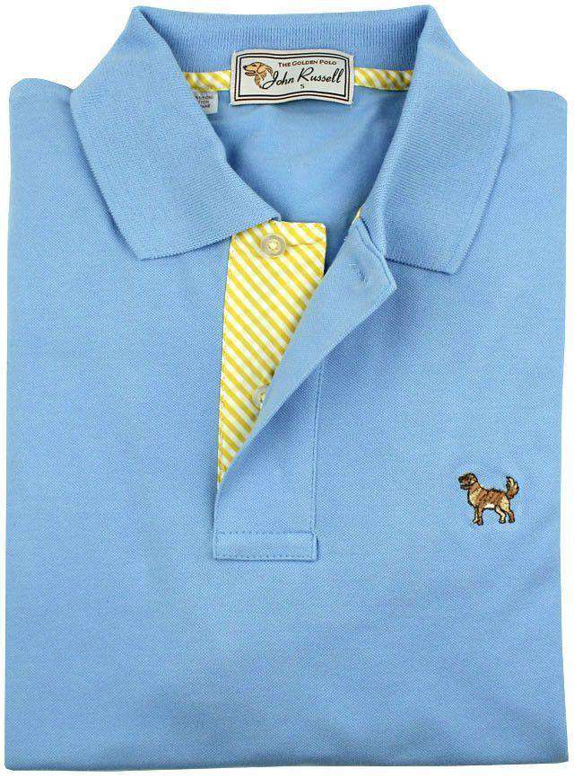 The Golden Polo in Blue by John Russell - Country Club Prep