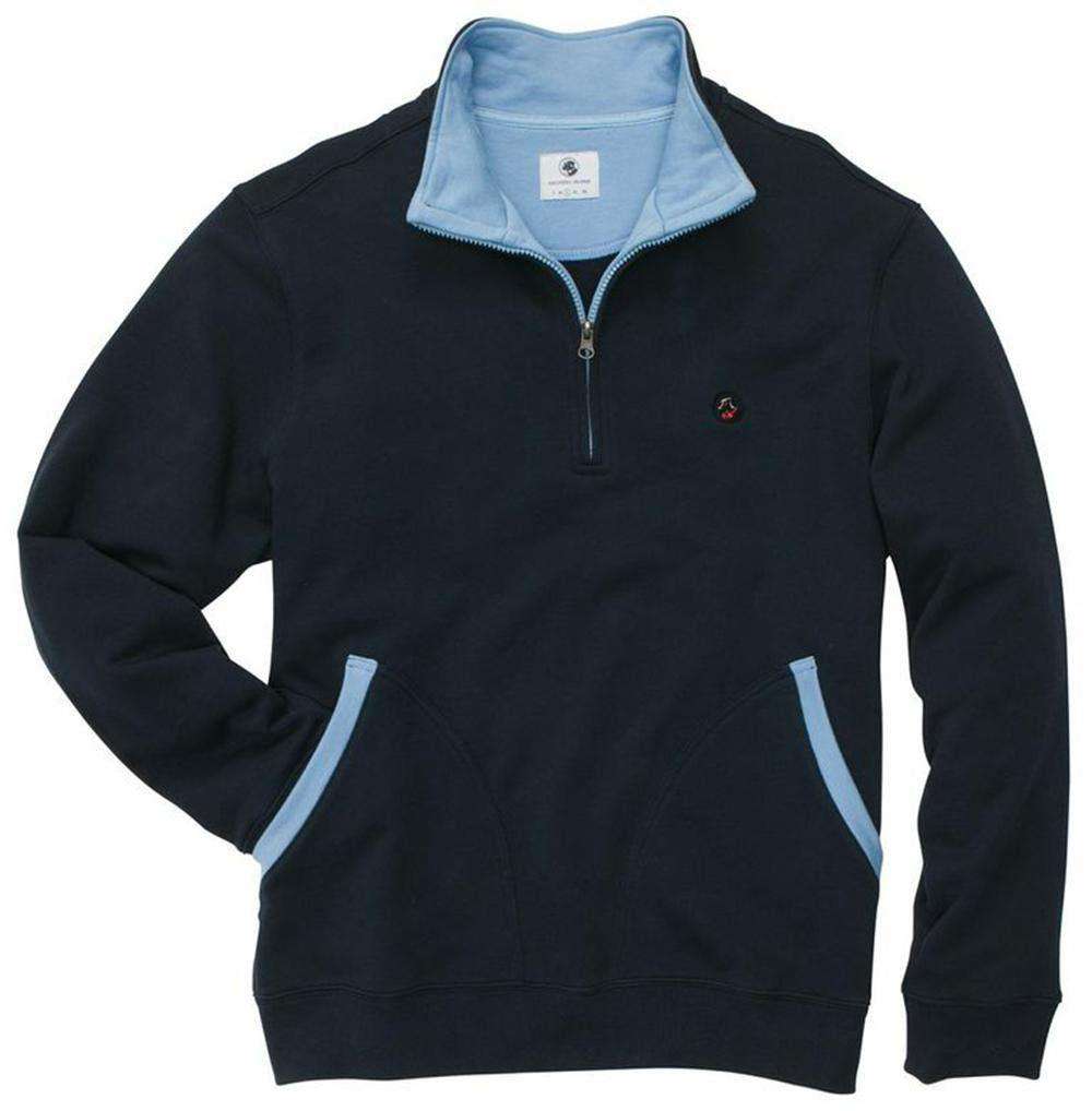 Thomas Pullover in Navy by Southern Proper - Country Club Prep