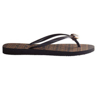 Slim Ceramic Sandals in Black by Havaianas - Country Club Prep