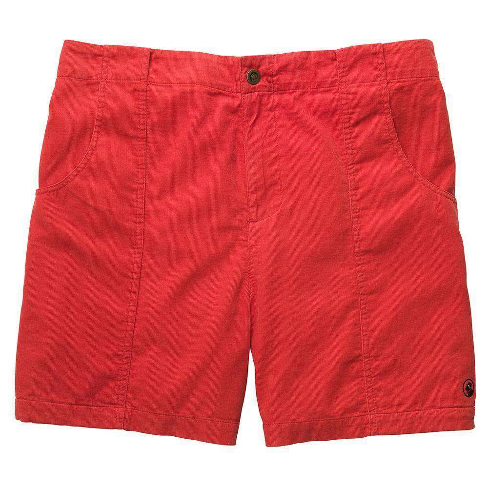 The Atlantic Short in Red by Southern Proper - Country Club Prep