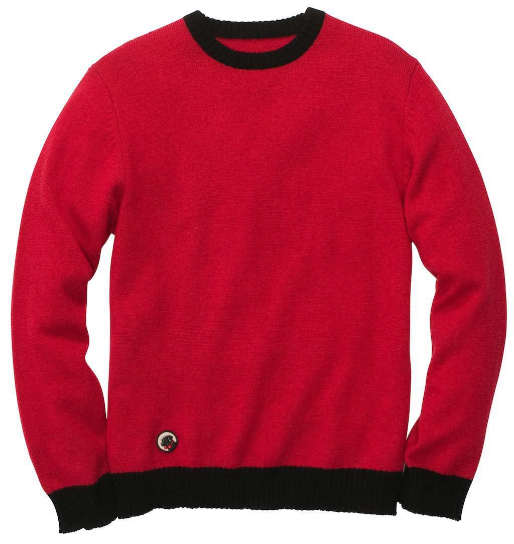 Let-Her Sweater in Red and Black by Southern Proper - Country Club Prep