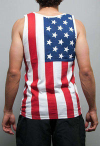 American Flag Tank Top in Red, White and Blue by Rowdy Gentleman - Country Club Prep