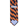 All American Stripe Neck Tie in Orange and Navy by High Cotton - Country Club Prep