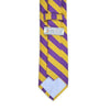 All American Stripe Neck Tie in Purple and Gold by High Cotton - Country Club Prep