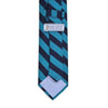 All American Stripe Neck Tie in Teal and Navy by High Cotton - Country Club Prep