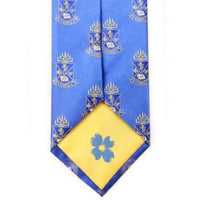 Alpha Epsilon Pi Neck Tie in Blue by Dogwood Black - Country Club Prep