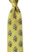 Alpha Phi Alpha Neck Tie in Gold by Dogwood Black - Country Club Prep
