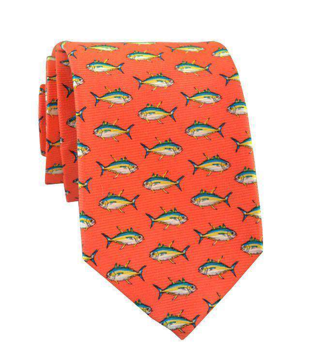 Big Tuna Tie in Red by Southern Proper - Country Club Prep