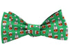 Bourbon Bow Tie in Green by Salmon Cove - Country Club Prep