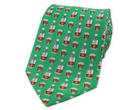 Bourbon Tie in Green by Salmon Cove - Country Club Prep