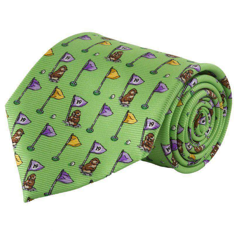 Caddyshack Tie in Green by Southern Proper - Country Club Prep
