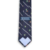 Club Master Neck Tie in Navy by High Cotton - Country Club Prep