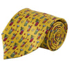 Cocktail Hour Tie in Yellow by Southern Proper - Country Club Prep