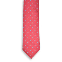 Cooper Neck Tie in Coral by High Cotton - Country Club Prep
