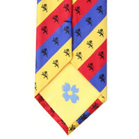 Delta Kappa Epsilon Tri-Color Neck Tie by Dogwood Black - Country Club Prep