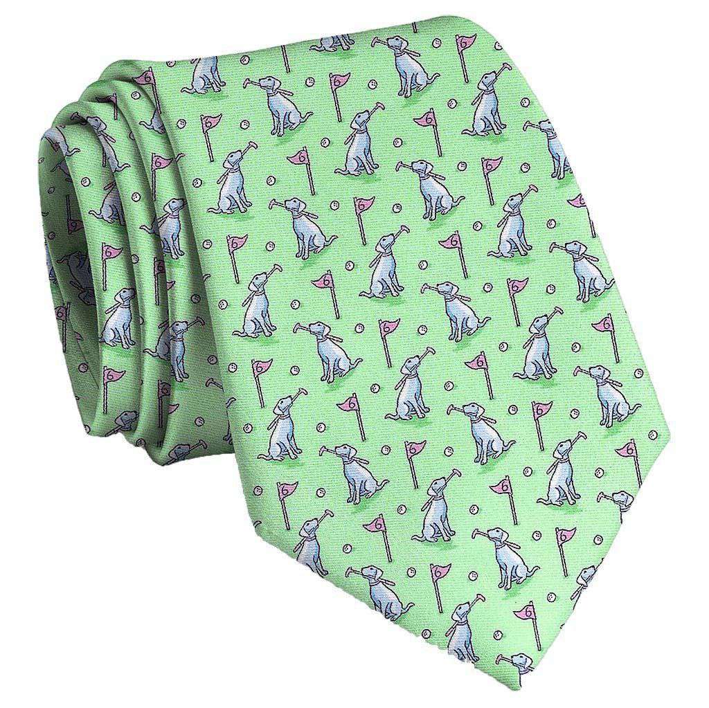 Dogleg on Six Tie in Mint by Bird Dog Bay - Country Club Prep