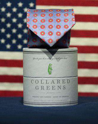 Dogwood Tie in Blue by Collared Greens - Country Club Prep