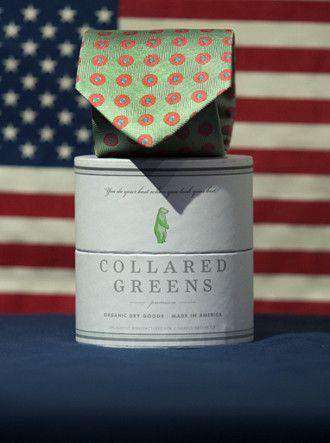 Dogwood Tie in Green by Collared Greens - Country Club Prep