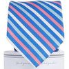 Eastwood Tie in Blue & Pink by Collared Greens - Country Club Prep