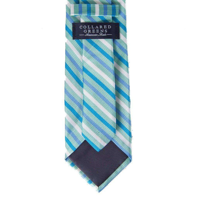 Eastwood Tie in Teal & Blue by Collared Greens - Country Club Prep