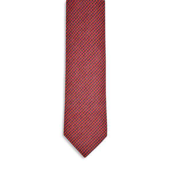 Foxhound Necktie in Red by High Cotton - Country Club Prep
