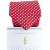 Holiday Dots Tie in Red by Collared Greens - Country Club Prep