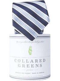 Homestead Tie in Navy and Blue by Collared Greens - Country Club Prep