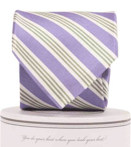 Homestead Tie in Purple and Green by Collared Greens - Country Club Prep