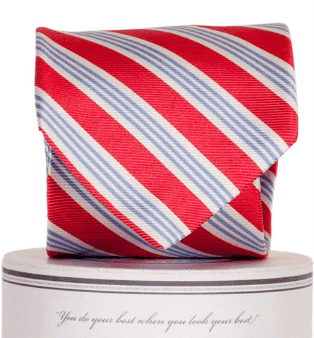 Homestead Tie in Red and Blue by Collared Greens - Country Club Prep
