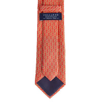 Horseshoe Tie in Salmon Red by Collared Greens - Country Club Prep