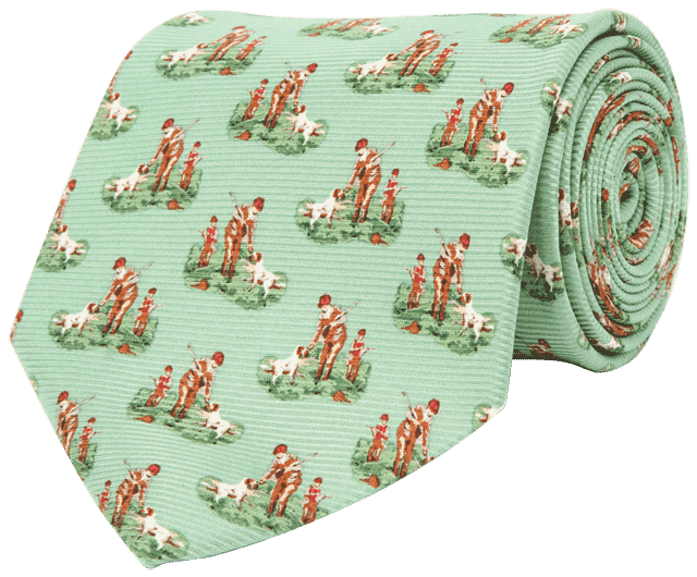 Hunter & Son Tie in Green by Southern Proper - Country Club Prep