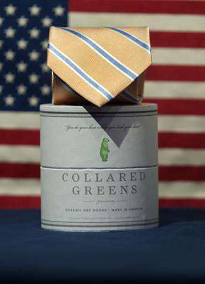 Laurel Tie in Peach by Collared Greens - Country Club Prep
