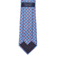 Low Country Tie in Steel Blue by Collared Greens - Country Club Prep