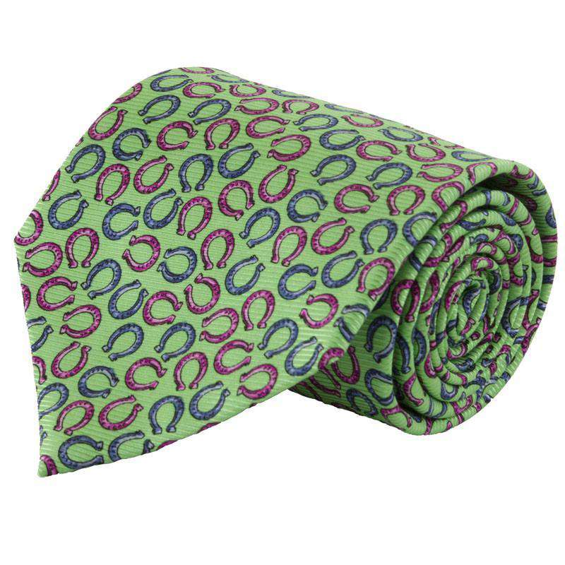 Lucky Tie in Green by Southern Proper - Country Club Prep