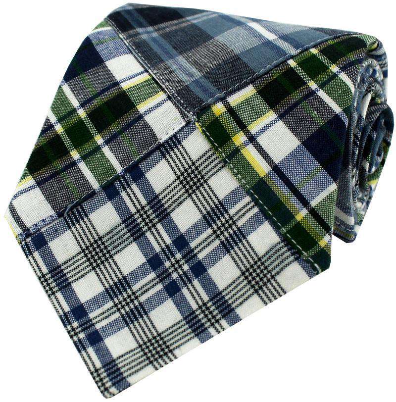 Madras Plaid Tie in Mackinac Island by Just Madras - Country Club Prep