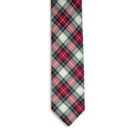 Mcfadden Tartan Necktie in Red Plaid by High Cotton - Country Club Prep