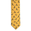 Pheasant Neck Tie in Gold by High Cotton - Country Club Prep