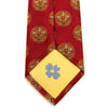 Pi Kappa Alpha Neck Tie in Garnet by Dogwood Black - Country Club Prep