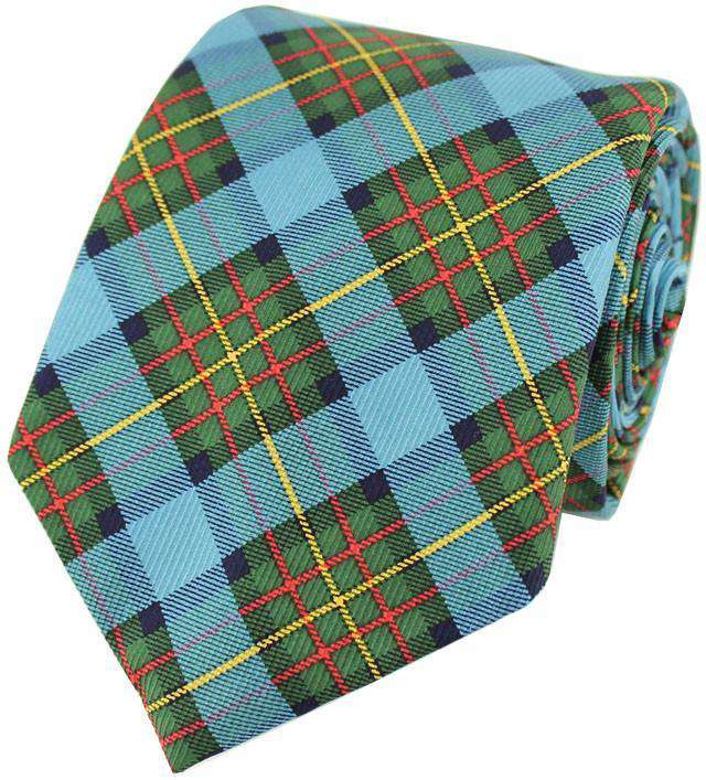 Plaid Tie in Blue by Southern Proper - Country Club Prep