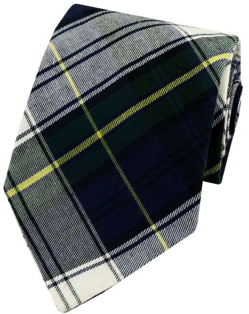 Plaid Tie in Navy by Just Madras - Country Club Prep