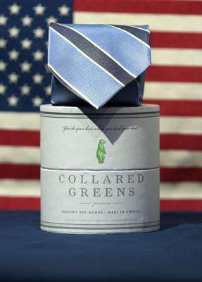 Popular Tie in Carolina/Navy by Collared Greens - Country Club Prep