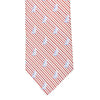 Sailboat Seersucker Neck Tie in Channel Marker Red by Southern Tide - Country Club Prep