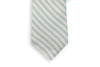 Seafoam and White Linen Necktie by High Cotton - Country Club Prep