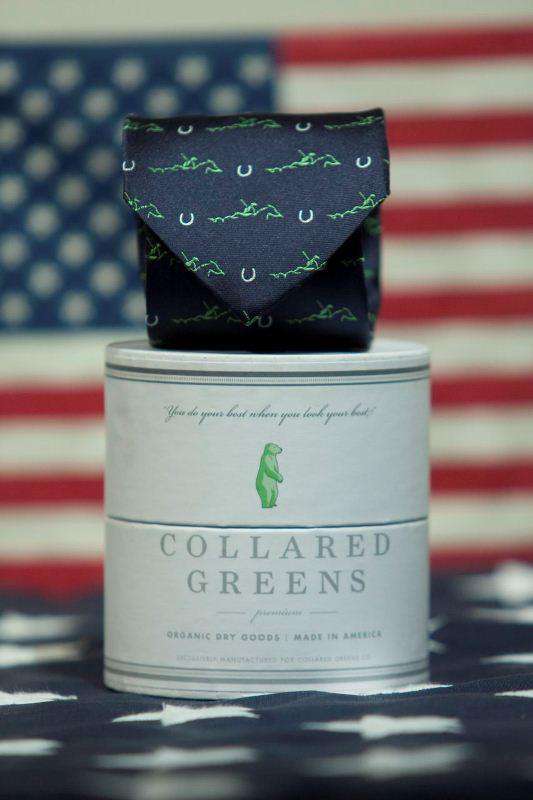 Secretariat Tie in Navy by Collared Greens - Country Club Prep