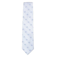 Seersucker Skipjack Neck Tie in Ocean Channel by Southern Tide - Country Club Prep