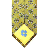 Sigma Nu Neck Tie in Gold by Dogwood Black - Country Club Prep