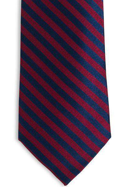 The Gameday Stripe Tie in Chianti Red by Southern Tide - Country Club Prep