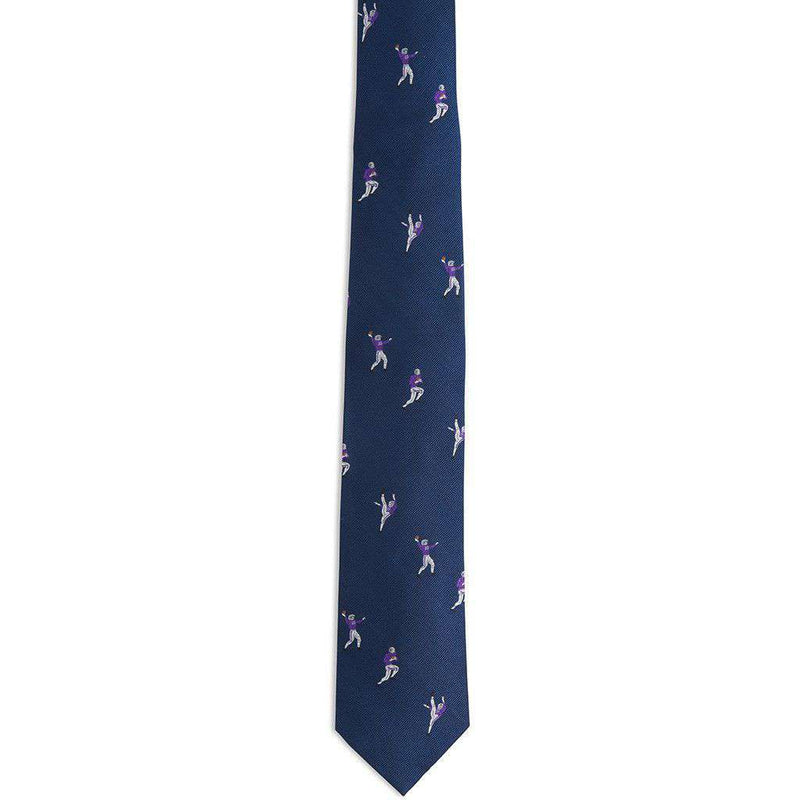 The Hangtime Tie in Navy with Regal Purple by Southern Tide - Country Club Prep